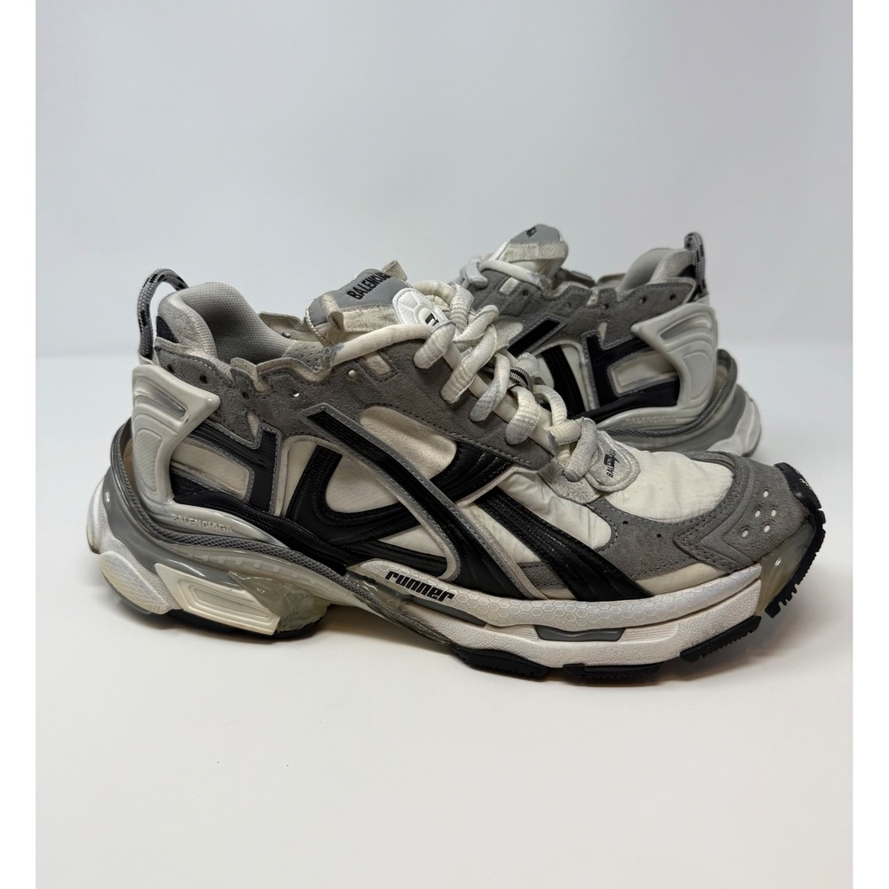 Balenciaga Runner Sneaker Grey/White/Black Size 10 US 43 EU